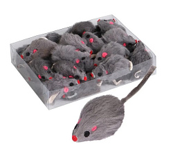 Игрушка для кошек МЫШЬ СЕРАЯ (25) Rich Breed ИК-101