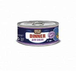 Solid Natura Dinner влажный корм для собак Ягненок ж/б 100 гр ЦБ-00017504/8703