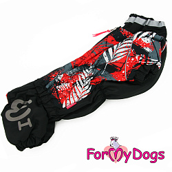 FOR MY DOG Комбинезон черный/красный для девочек (TC1) FW935-2020 F