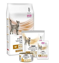 Purina Vet diets Cat RENAL FUNCTION (NF) сухой корм для кошек при патологии почек 1,5 кг ранняя стад