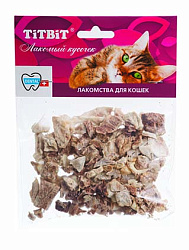 Лакомство легкое говяжье для кошек TiTBiT