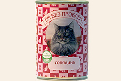Ем без проблем консервы для кошек Говядина ж/б 20*410 г