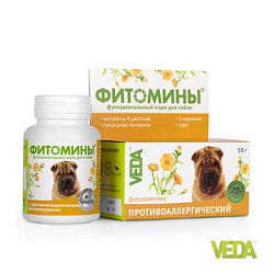 Фитомины для собак против аллергии Фитоэлита 100 табл. 544633