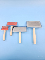 Щетка-пуходерка для животных 20х12см, Чистый котик 9500