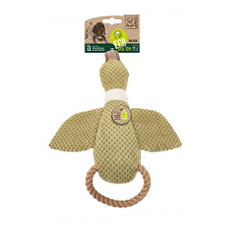Игрушка мягкая для собак Утка Бак, 35x30x9 см M-PETS