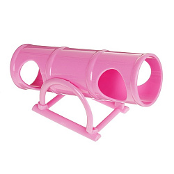 Туннель-качели пластик для мелких грызунов Camo, микс цветов 1723756 Sima