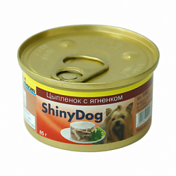"GIMBORN SHINY DOG" консервы д/собак цыпленок с ягненком 85 г 510491