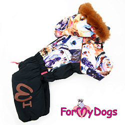FOR MY DOG Комбинезон черный "Dogs" для мальчиков (14) FW686-2019M