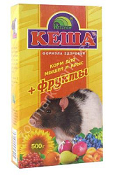 Кеша корм для мышей и крыс зерносмесь + фрукты 500 г (170029)