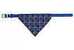 Ошейник с галстучком M-L 43-55 см*25 мм синий 30902 Trixie
