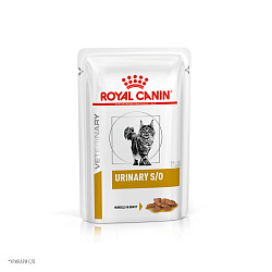 Royal Canin (Роял Канин) Уринари С/О фелин корм влажный для кошек при мочекаменной болезни соус 85 г
