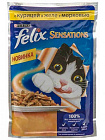 FELIX Sensations влажный корм для взрослых кошек в желе курица/морковь 85 г