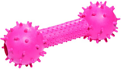 Dental Toy Игрушка для формир.прикуса и усиления зубов в форме гантели для собак сред. и мелк. розов