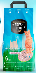 Наполнитель FRESH TRAIL LUXE минеральный (впитывающий) 6 кг