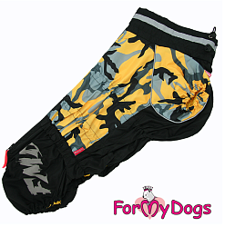 FOR MY DOG Дождевик черно/желтый для мальчиков р-р К39 625SS-2022 M