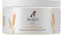 Agree`s for pets HEALING MASK Маска для шерсти восстанавливающая, с экстрактом пшеницы, 250мл