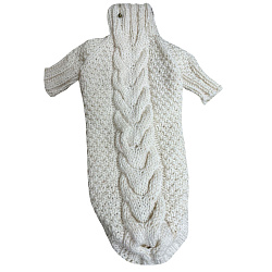 Свитер молочный коса L Hand Made