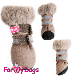 FOR MY DOG Сапоги зимние хаки ц/кр (5) TDSH0007-2022
