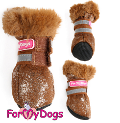 FOR MY DOG Сапоги зимние коричневые (0) FMD669-2021