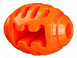 Игрушка "Мяч регби" Soft & Strong, ТРR d8 см оранжевый 33514 Trixie