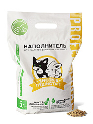 Наполнитель Чистые пушистые классический 5 л
