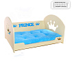 Кровать "Prince&Princess"беж/гол с голубым матрасом LW007BB Limargy