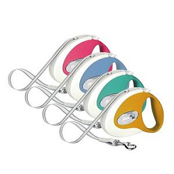Рулетка FLEXI "Collection Fresh М 5м 25 кг, синий 20202/43217 Trixie