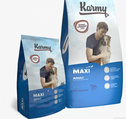 KARMY Maxi Adult Макси Эдалт сухой корм для собак крупных пород старше 1 года, телятина, 14 кг