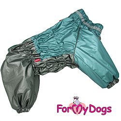 FOR MY DOG Комбинезон зеленый графит металлик д/мальчиков  (А1) FW941/2-2020 М