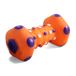 Игрушка для мелких пород из винила Гантель со звуком 16.5 см, Triol