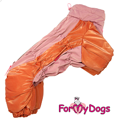 FOR MY DOG Комбинезон оранжевый для девочек (А1) FW773/2-2019 F