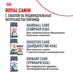 Royal Canin (Роял Канин) Hair & Skin кэа Корм сухой для кошек для здоровья кожи и шерсти 2 кг