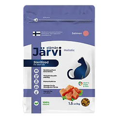 Jarvi (Ярви) сухой корм для стерилизованных кошек Лосось, 0,4 кг