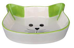 Миска керамическая Cat face 0,25 л/12 см 24494 Trixie