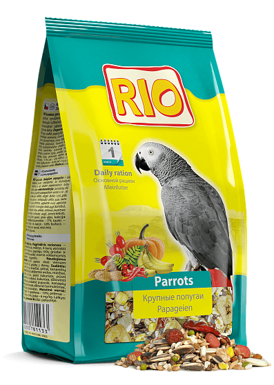 RIO корм для крупных попугаев, 500 г
