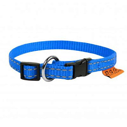 Ошейник нейлон регулируемый "Dog Extreme" (ширина 15 мм, длина 23-35 см) цвет синий 01572