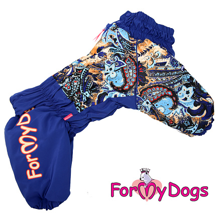 FOR MY DOG Комбинезон синий для девочек  (А3) FW780/3-2019 F																														