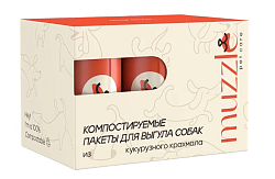 Крахмальные пакеты для выгула собак 90 шт, Muzzle