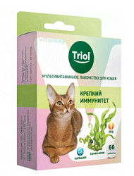 Мультивитаминное лакомство для кошек "Крепкий иммунитет", 33г, 22311002 Triol
