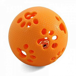 Игрушка для собак из термопласт. резины "Мяч-лапки" d70  арт TPR16 Triol