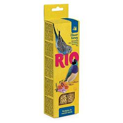 RIO Палочки для волнистых попугайчиков и экзотов с медом 2*40 г