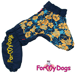 FOR MY DOG Комбинезон сине/желтый для девочек (В2) FW896/3-2020 F