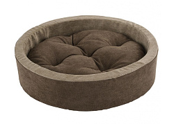 Лежанка круглая имитация замши 36*36*10 см Circle DS 1  10102001