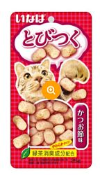 INABA Лакомство запеч. д/кошек Tobitsuko со вкусом кацуобуси 25г