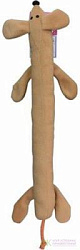 Мягкая игрушка "Супердлинный такса" со встроенными пищалками для собак мелких и средних пород