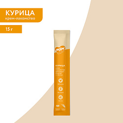 Мнямс Крем-лакомство для кошек с курицей 15 г 1 штука