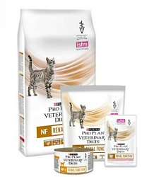 Purina Vet diets Cat RENAL FUNCTION (NF) сухой корм для кошек при патологии почек 1,5 кг поздн стад