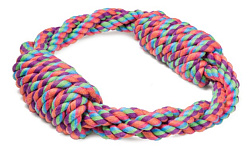 Игрушка для средних собак "Веревка-кольцо, 2 узла" 180 мм Triol