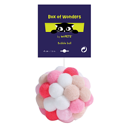 Игрушка для кошек WONDERS Шарик мягкий 4см (пакет 50шт) MPETS
