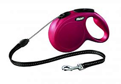 Рулетка Flexi "New Classic" M трос 5 м 20 кг красный 40203F Trixie